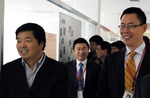 央行支付结算司司长欧阳卫民考察华道数据
